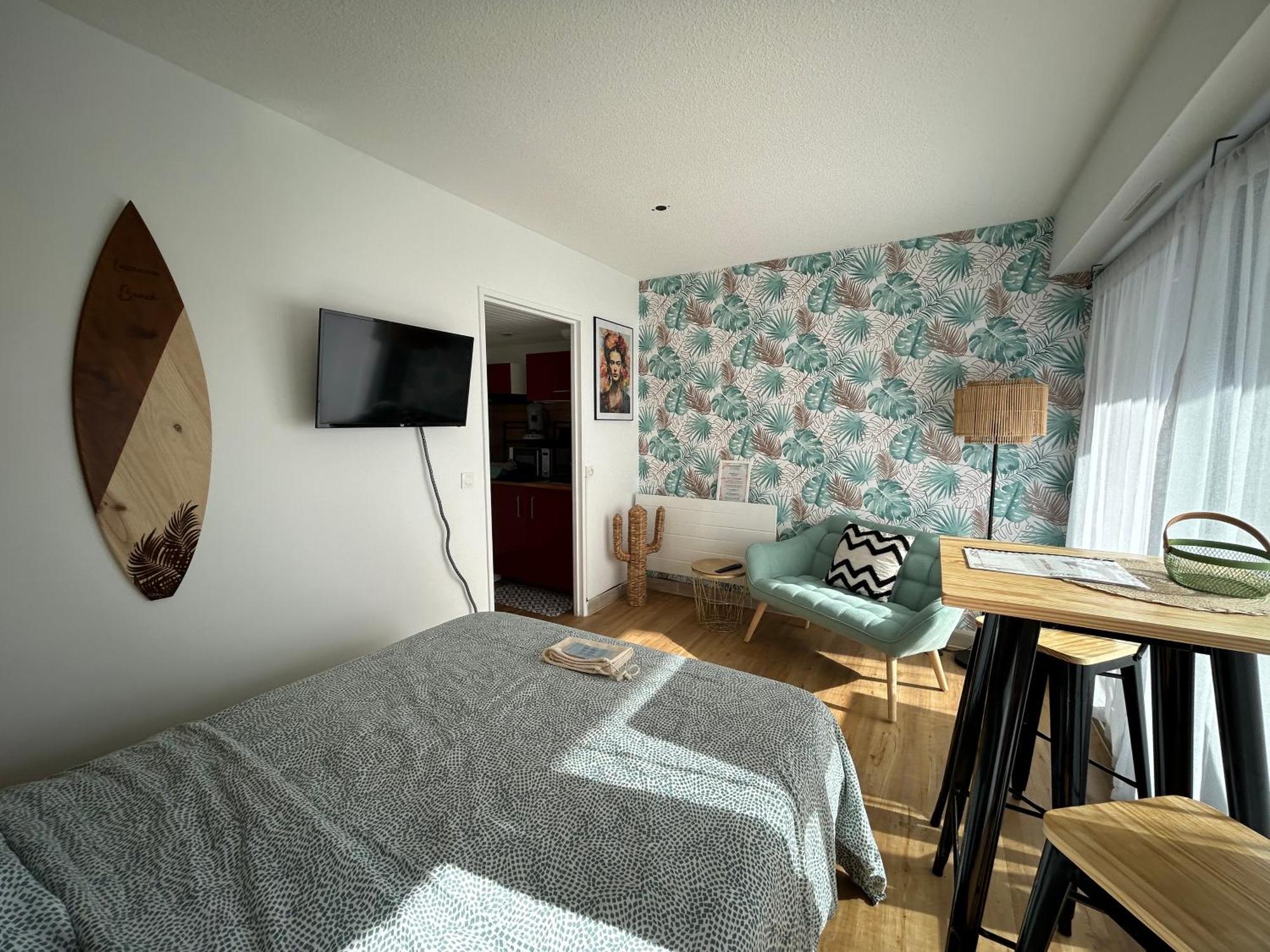 Cosy Studio Avec Vue Sur L'Ocean Lacanau Ngoại thất bức ảnh